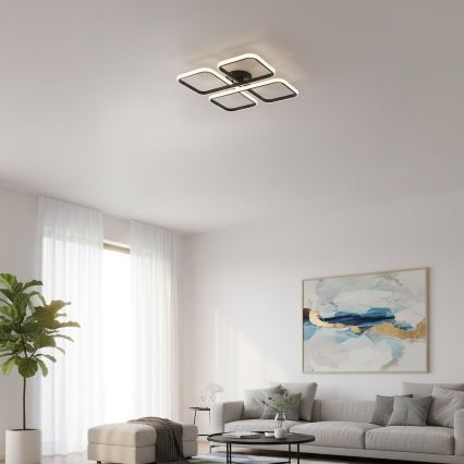 LED Stropní svítidlo HIDALGO LED/40W/230V černá