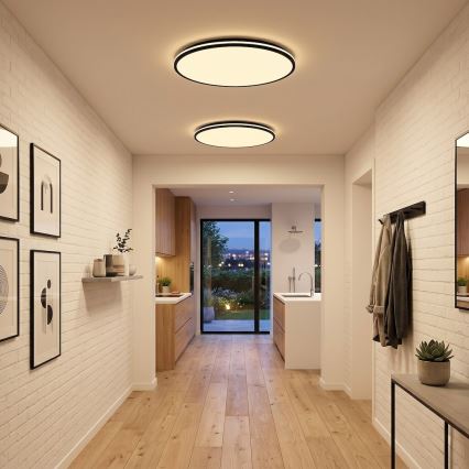 LED Stropní svítidlo HUGO LED/21/32/42W/230V 3000/4000/6500K pr. 45 cm IP54 černá