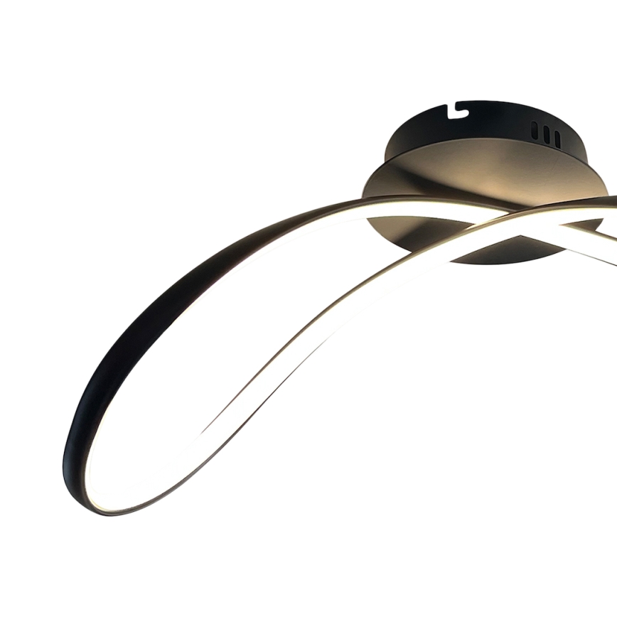 LED Stropní svítidlo INFINITY LED/21W/230V černá