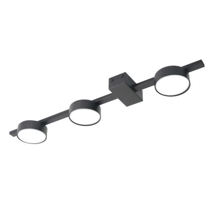 LED Stropní svítidlo JOY 3xGX53/6W/230V černá