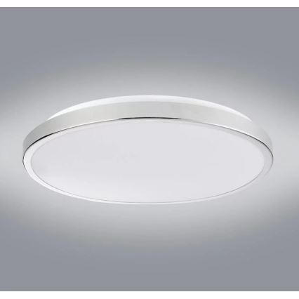 LED Stropní svítidlo KERN LED/24W/230V pr. 40 cm lesklý chrom