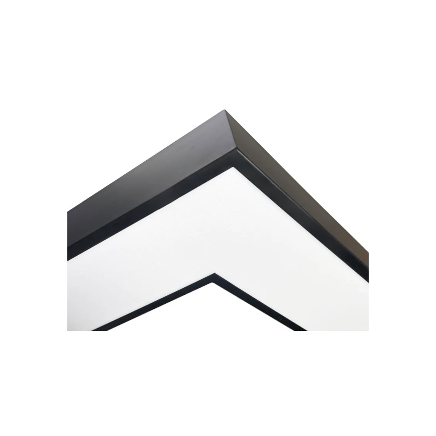 LED Stropní svítidlo LED/100W/230V 3000/4000/6500K 80x80 cm černá