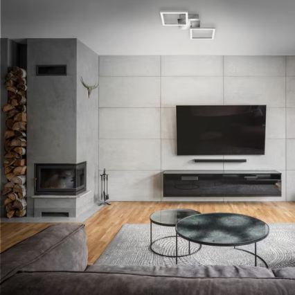 LED Stropní svítidlo LED/10W/230V 3000K matný chrom