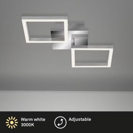 LED Stropní svítidlo LED/10W/230V 3000K matný chrom