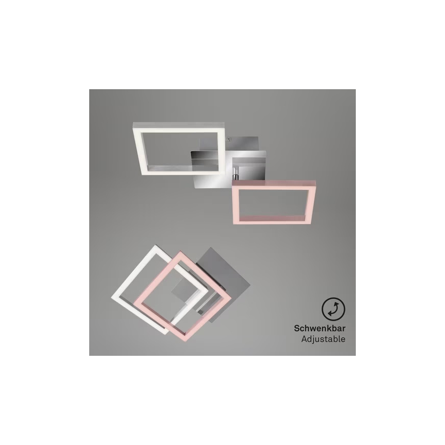 LED Stropní svítidlo LED/10W/230V 3000K matný chrom