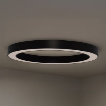 LED Stropní svítidlo LED/115W/230V 3000/4000/6500K pr. 120 cm černá