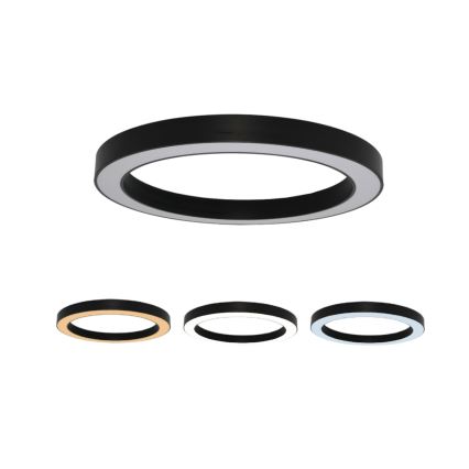 LED Stropní svítidlo LED/115W/230V 3000/4000/6500K pr. 120 cm černá