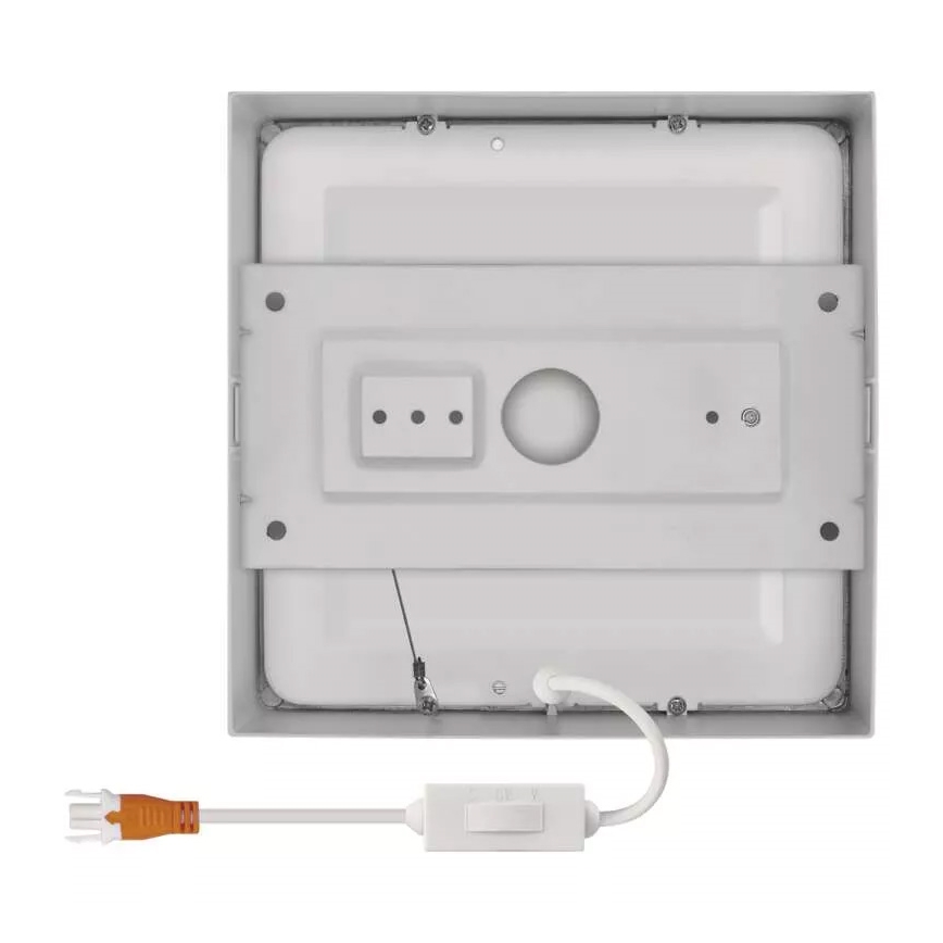LED Stropní svítidlo NEXXO LED/12,5W/230V 3000/3500/4000K 17x17 cm bílá