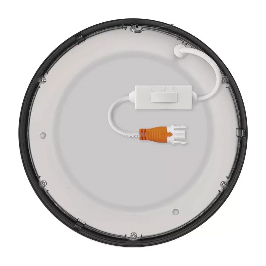 LED Stropní svítidlo NEXXO LED/12,5W/230V 3000/3500/4000K pr. 17 cm černá