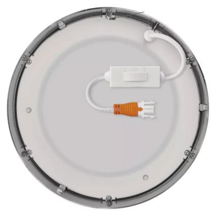 LED Stropní svítidlo NEXXO LED/12,5W/230V 3000/3500/4000K pr. 17 cm matný chrom