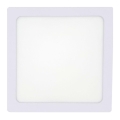LED Stropní svítidlo LED/12W/230V 2700K 16,3x16,3 cm bílá