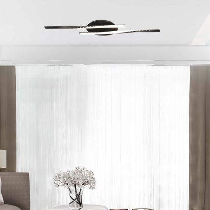 LED Stropní svítidlo LED/12W/230V 3000K černá