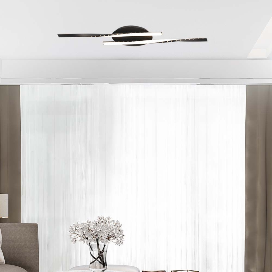 LED Stropní svítidlo LED/12W/230V 3000K černá