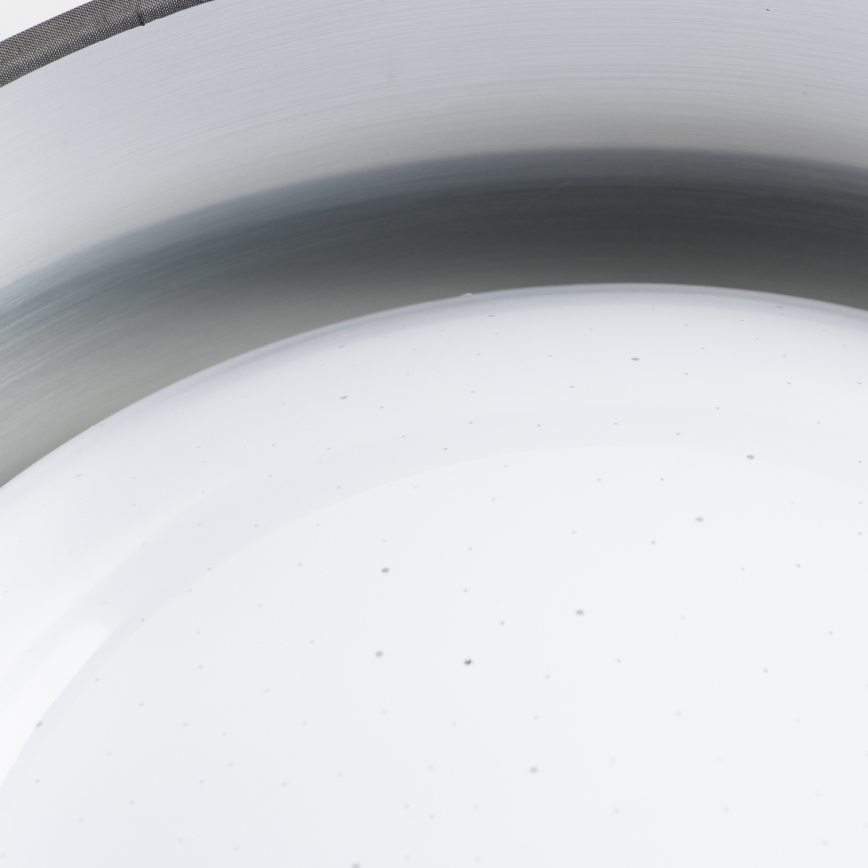 LED Stropní svítidlo LED/12W/230V pr. 32 cm šedá/stříbrná