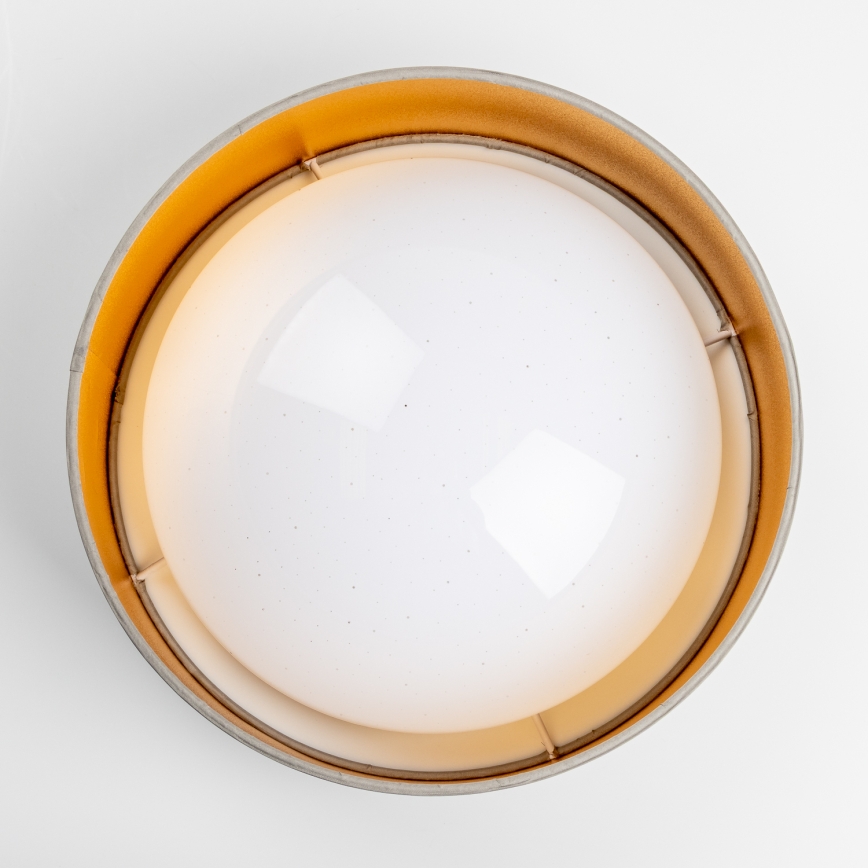 LED Stropní svítidlo LED/12W/230V pr. 32 cm taupe/zlatá