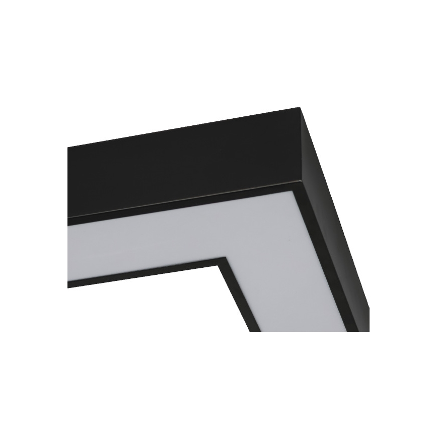 LED Stropní svítidlo LED/130W/230V 3000/4000/6500K 100x100 cm černá