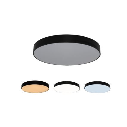 LED Stropní svítidlo LED/135W/230V 3000/4000/6500K pr. 80 cm černá