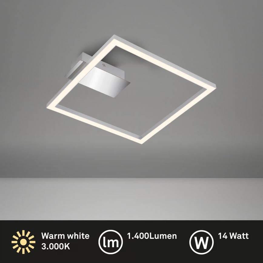 LED Stropní svítidlo LED/14W/230V matný chrom