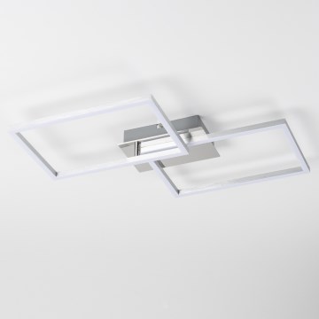 LED Stropní svítidlo LED/17W/230V matný chrom