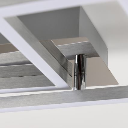 LED Stropní svítidlo LED/17W/230V matný chrom