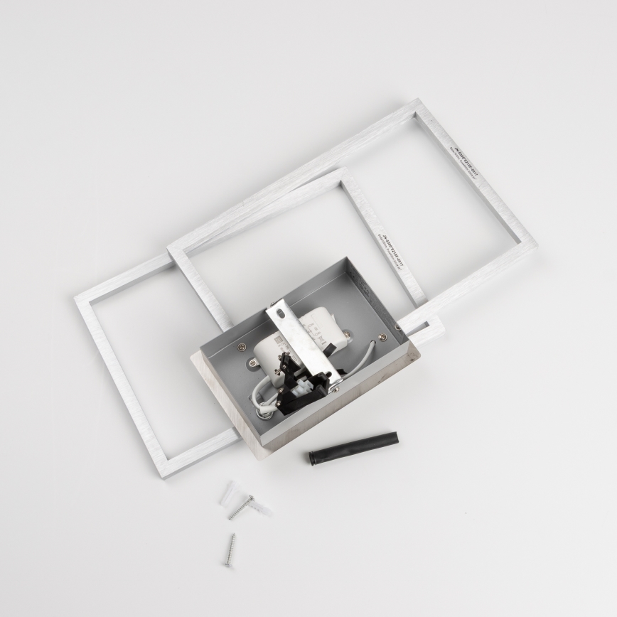 LED Stropní svítidlo LED/17W/230V matný chrom