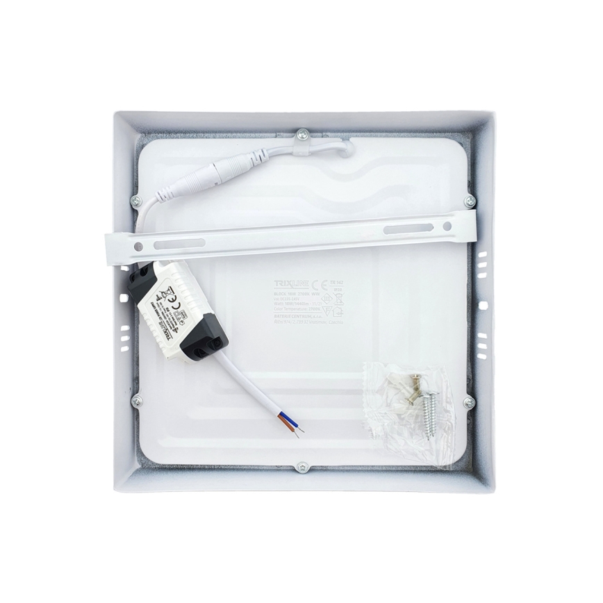 LED Stropní svítidlo LED/18W/230V 2700K 21x21 cm bílá