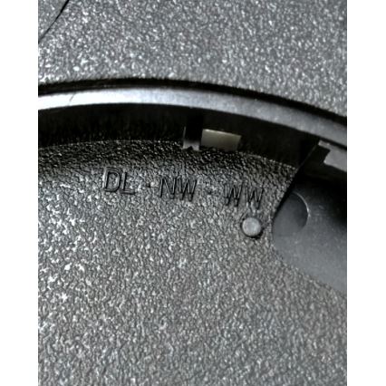 LED Stropní svítidlo LED/18W/230V 3000/4000/6500K pr. 23 cm černá