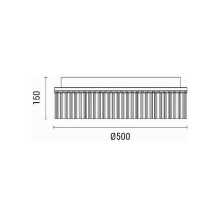 LED Stropní svítidlo LED/18W/230V 3000K