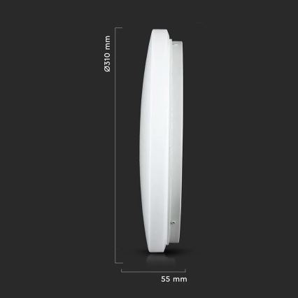 LED Stropní svítidlo LED/18W/230V 31 cm 3000K/4000K/6400K