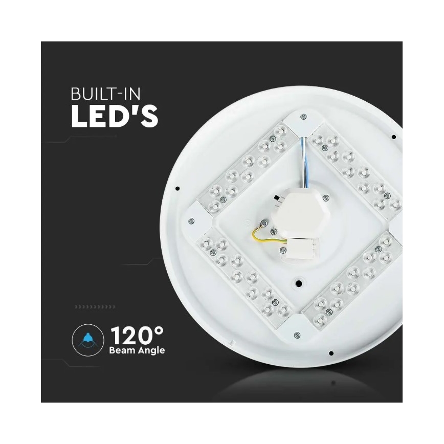 LED Stropní svítidlo LED/18W/230V pr. 31 cm 3000/4000/6400K