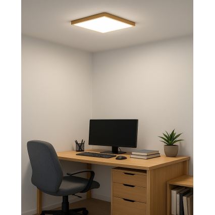 LED Stropní svítidlo LED/24W/230V 3000/4000/6500K 30x30 cm béžová