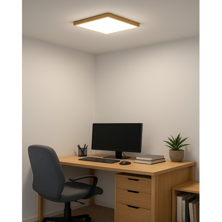 LED Stropní svítidlo LED/24W/230V 3000/4000/6500K 30x30 cm béžová