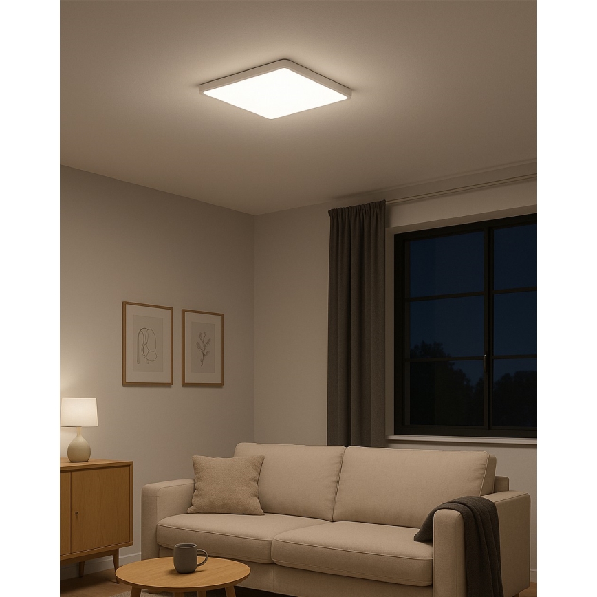 LED Stropní svítidlo LED/24W/230V 3000/4000/6500K 30x30 cm bílá