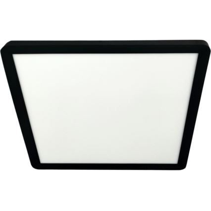 LED Stropní svítidlo LED/24W/230V 3000/4000/6500K 30x30 cm černá