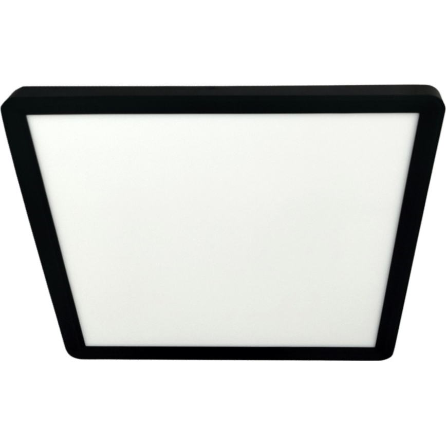 LED Stropní svítidlo LED/24W/230V 3000/4000/6500K 30x30 cm černá