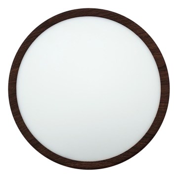 LED Stropní svítidlo LED/24W/230V 3000/4000/6500K pr. 30 cm hnědá