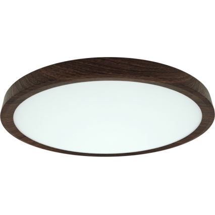 LED Stropní svítidlo LED/24W/230V 3000/4000/6500K pr. 30 cm hnědá