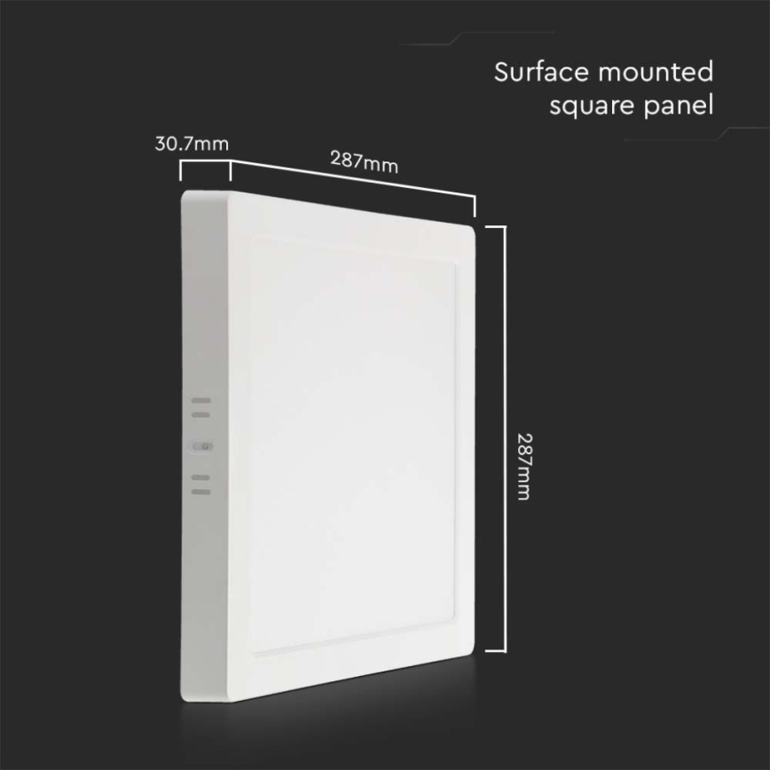 LED Stropní svítidlo LED/24W/230V 4000K 28,7x28,7 cm bílá