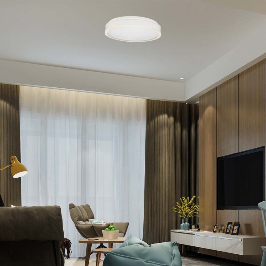 LED Stropní svítidlo LED/24W/230V 4000K pr. 45 cm bílá