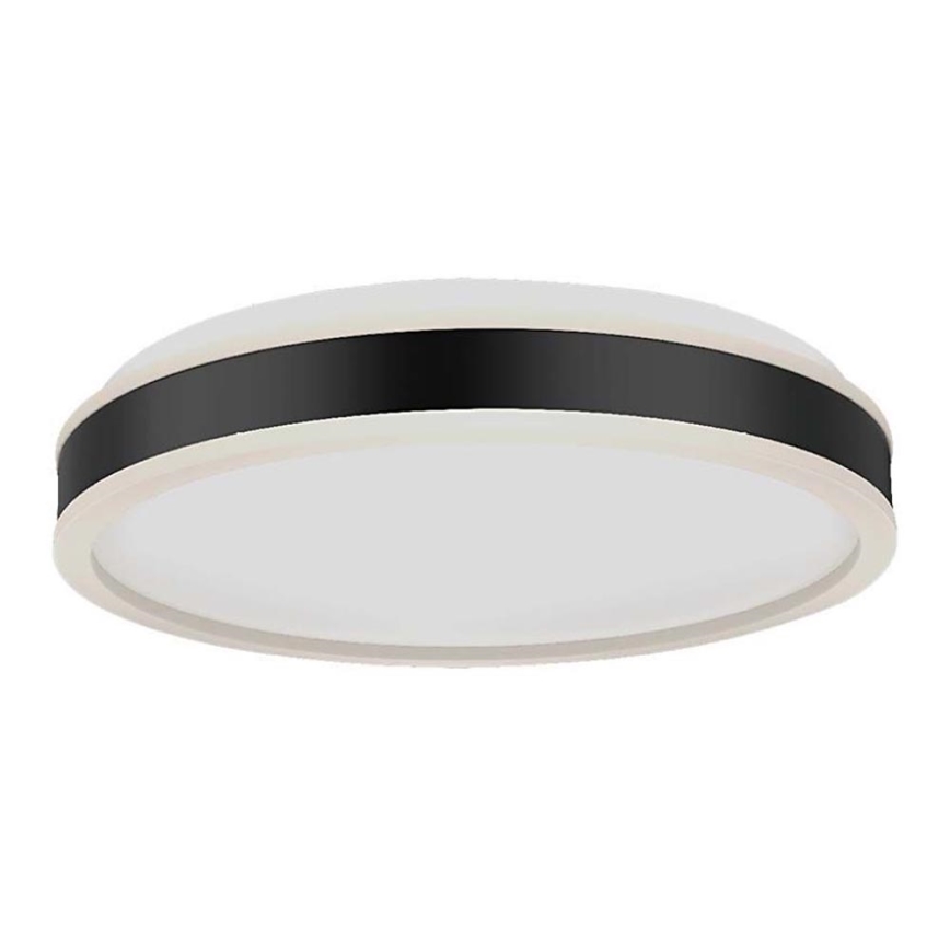LED Stropní svítidlo LED/24W/230V 4000K pr. 45 cm černá
