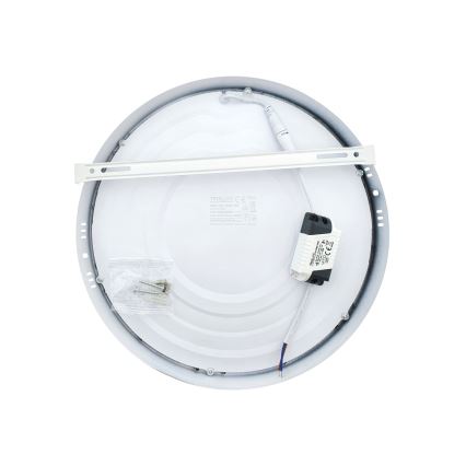 LED Stropní svítidlo LED/24W/230V 4200K pr. 28,5 cm bílá