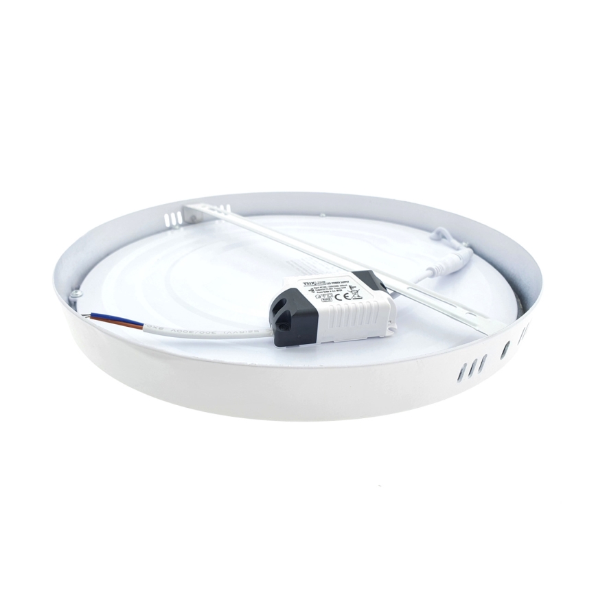 LED Stropní svítidlo LED/24W/230V 4200K pr. 28,5 cm bílá