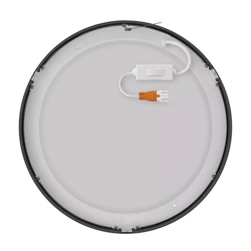 LED Stropní svítidlo NEXXO LED/28,5W/230V 3000/3500/4000K pr. 30 cm černá