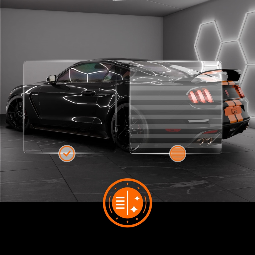 LED Stropní svítidlo HEXAGON LED/280W/85-265V 6500K 313x298 cm CRI 90 IP54 bílá