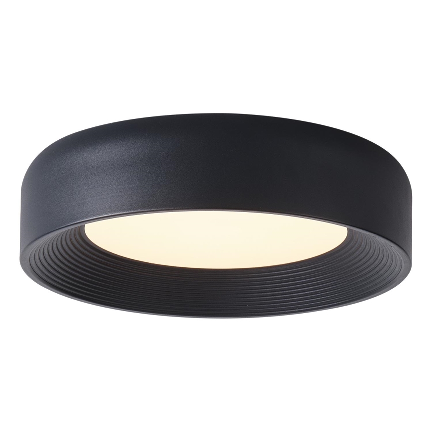 LED Stropní svítidlo LED/30W/230V 3000K černá pr. 40 cm