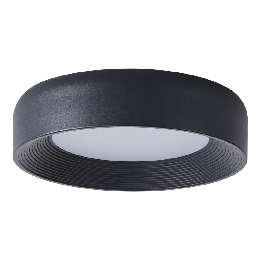 LED Stropní svítidlo LED/30W/230V 3000K černá pr. 40 cm
