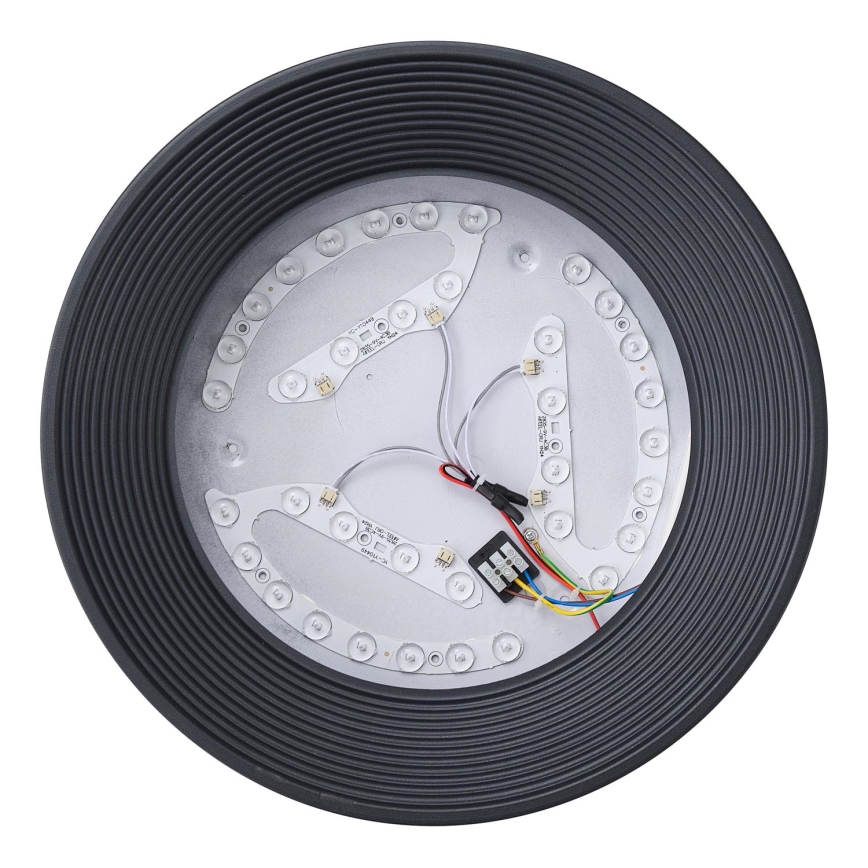 LED Stropní svítidlo LED/30W/230V 3000K černá pr. 40 cm
