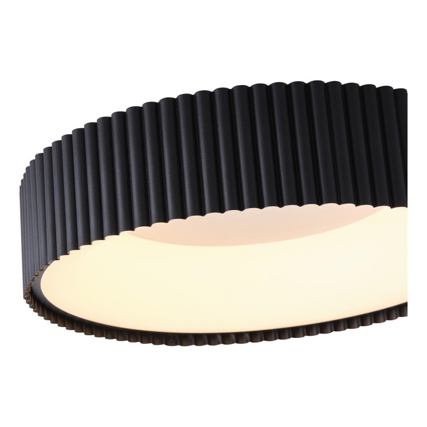 LED Stropní svítidlo LED/30W/230V 3000K černá pr. 46 cm