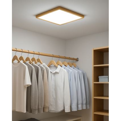LED Stropní svítidlo LED/32W/230V 3000/4000/6500K 40x40 cm béžová