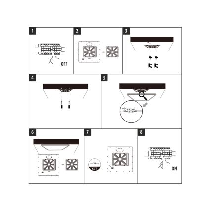 LED Stropní svítidlo LED/32W/230V 3000/4000/6500K 40x40 cm bílá